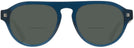 Rectangle Blue Zegna EZ0099 Bifocal Reading Sunglasses View #2