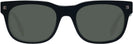 Square Black Zegna EZ0101 Progressive No Line Reading Sunglasses View #2