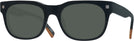 Square Black Zegna EZ0101 Progressive No Line Reading Sunglasses View #1