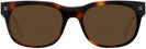 Square Tortoise Zegna EZ0101 Bifocal Reading Sunglasses View #2