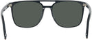 Square Black Zegna EZ0124-F Progressive No Line Reading Sunglasses View #4