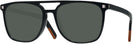 Square Black Zegna EZ0124-F Progressive No Line Reading Sunglasses View #1