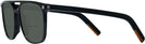 Square Black Zegna EZ0124-F Bifocal Reading Sunglasses View #3