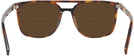 Square Tortoise Zegna EZ0124-F Bifocal Reading Sunglasses View #4