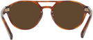 Aviator Tortoise Zegna EZ0134 Progressive No Line Reading Sunglasses View #4