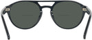 Aviator Black Zegna EZ0134 Bifocal Reading Sunglasses View #4