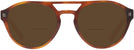 Aviator Tortoise Zegna EZ0134 Bifocal Reading Sunglasses View #2