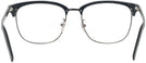 Square Black/silver Zegna EZ0143-D Computer Style Progressive View #4