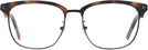 Square Tortoise/black Zegna EZ0143-D Computer Style Progressive View #2