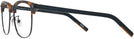 Square Tortoise/black Zegna EZ0143-D Computer Style Progressive View #3