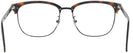 Square Tortoise/black Zegna EZ0143-D Computer Style Progressive View #4