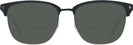 Square Black/silver Zegna EZ0143-D Bifocal Reading Sunglasses View #2