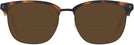 Square Tortoise/black Zegna EZ0143-D Bifocal Reading Sunglasses View #2
