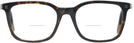 Square Tortoise Zegna EZ5121 Bifocal View #2