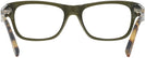 Square Green Zegna EZ5126 Single Vision Full Frame View #4