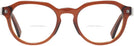 Round Brown Zegna EZ5128 Bifocal View #2