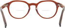 Round Brown Zegna EZ5128 Bifocal View #4