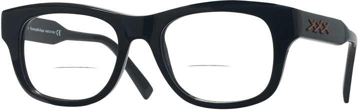 Square Black Zegna EZ5156 Bifocal View #1