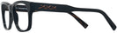Square Black Zegna EZ5173 Computer Style Progressive View #3