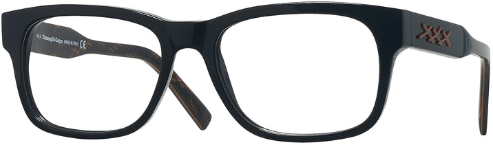 Square Black Zegna EZ5173 Computer Style Progressive View #1