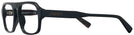 Square Black Zegna EZ5189 Progressive No-Lines View #3