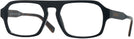 Square Black Zegna EZ5189 Progressive No-Lines View #1