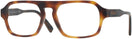 Square Tortoise Zegna EZ5189 Progressive No-Lines View #1