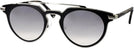 Round Black Goo Goo Eyes 875 Progressive No Line Reading Sunglasses with Gradient View #1