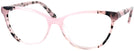 Cat Eye Pink Tortoise Goo Goo Eyes 894 Single Vision Full Frame View #1