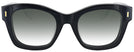 Oversized Ebony Crystal Goo Goo Eyes 865 Progressive No Line Reading Sunglasses with Gradient View #2