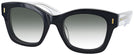 Oversized Ebony Crystal Goo Goo Eyes 865 Progressive No Line Reading Sunglasses with Gradient View #1