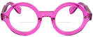 Round Pretty in Pink Goo Goo Eyes 866 Bifocal View #2