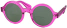Round Pretty in Pink Goo Goo Eyes 866 Bifocal Reading Sunglasses View #1