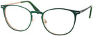 Round Olive Wood Grain Goo Goo Eyes 868 Computer Style Progressive View #1