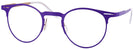 Round Purple Bronze Goo Goo Eyes 869 Progressive No Line Bifocal View #1