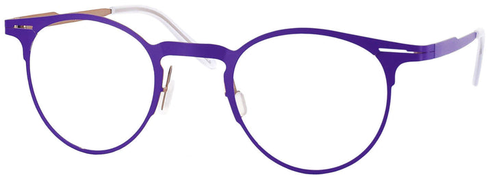 Round Purple Bronze Goo Goo Eyes 869 Progressive No Line Bifocal View #1