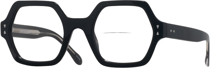 Oversized,Square Black Goo Goo Eyes 904 Bifocal View #1