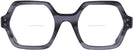 Oversized,Square Grey Goo Goo Eyes 904 Bifocal View #2