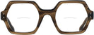 Oversized,Square Smoke Brown Goo Goo Eyes 904 Bifocal View #2