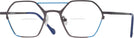 Unique Gunmetal/blue Goo Goo Eyes 911 Bifocal View #1