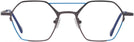 Unique Gunmetal/blue Goo Goo Eyes 911 Computer Style Progressive View #2
