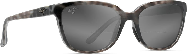 Cat Eye Grey Tortoise/Grey Lens Maui Jim Honi 758 Bifocal Reading Sunglasses View #1