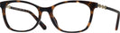Rectangle Dark Tortoise Coach 6127U Progressive No Line Bifocal View #1