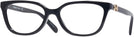 Rectangle Black Coach 6156 Single Vision Full Frame View #1