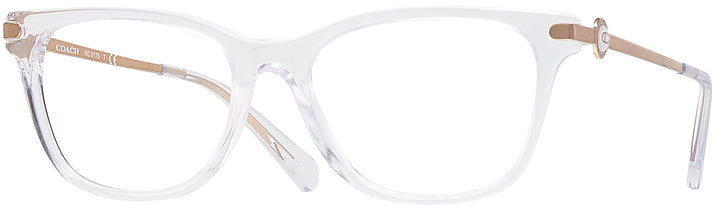 Square,Cat Eye Clear Coach 6176 Progressive No-Lines View #1