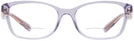 Rectangle Transparent Violet Coach 6181 Bifocal View #2