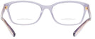 Rectangle Transparent Violet Coach 6181 Bifocal View #4