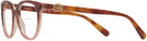 Round Peach Tortoise Gradient Coach 6182 Bifocal View #3
