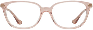 Coach 6185 reading glasses. Color: Transparent Blush