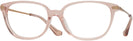 Square Transparent Blush Coach 6185 Computer Style Progressive View #1